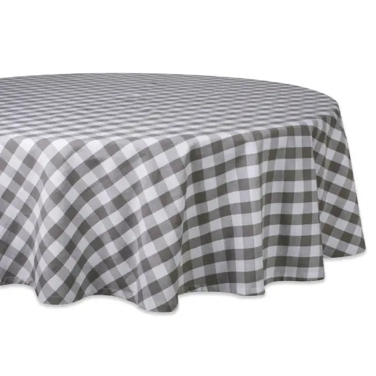 DII Black/White Checkers Tablecloth {1}