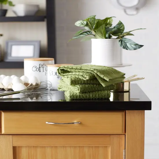 DII Antique Green Recycled Cotton Loop Rug {2}