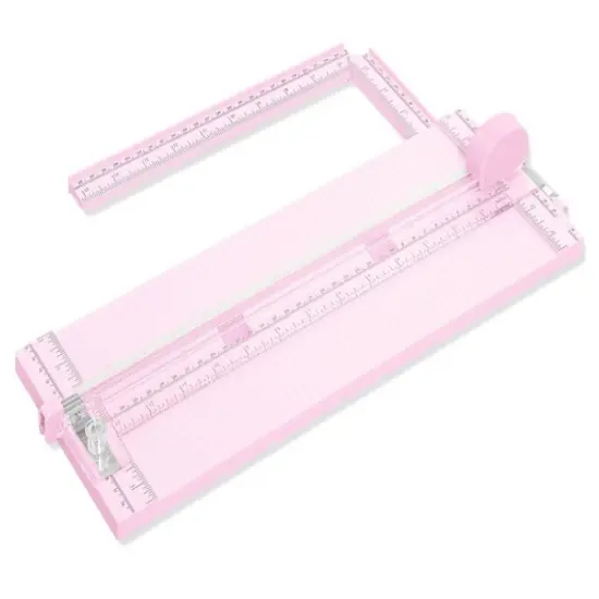 Rotary Paper Trimmer PINK EK Success 12&rdquo; X 5&rdquo; With Extension Arm 54000012 EK Tools {5}