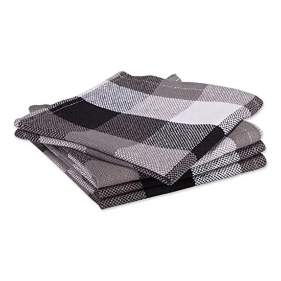 DII Solid Stone Windowpane Terry Dishcloth 6 Piece {2}