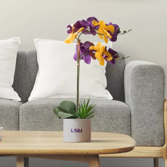 LSU Faux Hydrangea and Orchid (2 Pack) - Fan-Favorite Gift Bundle {3}