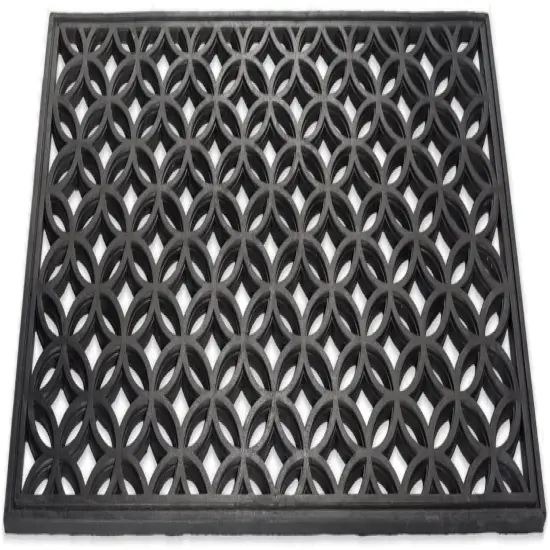 DII Stone Windowpane Oversized Washed Waffle Dishtowel, 2 Piece {3}