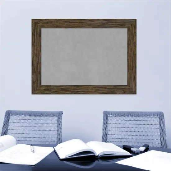 Magnetic Boards, Home Office Boards (43x31 in.) Fencepost Brown Framed Organization Boards {6}