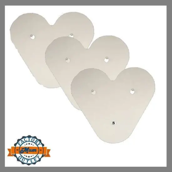 6" Mum Backer Heart - 3 Pack {1}