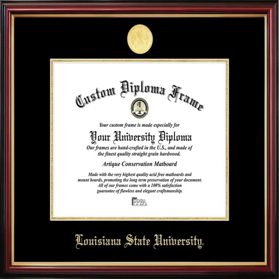 Louisiana State University Petite Diploma Frame {1}