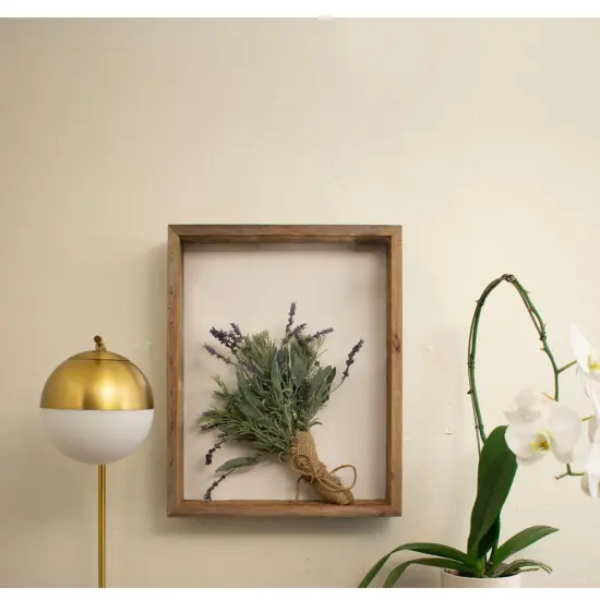 Rustic Farmhouse Reclaimed Wood Shadow Box Display Case {6}