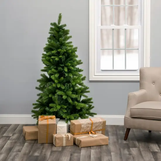 Perfect Holiday Noble Fir Artificial Christmas Tree {2}