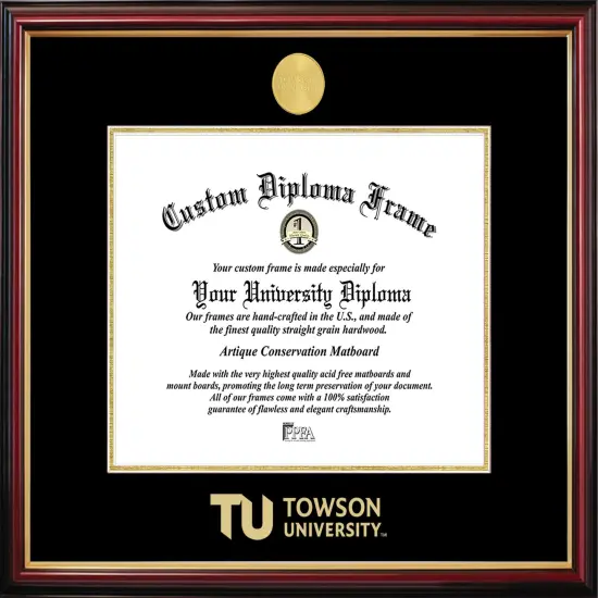 Towson University Petite Diploma Frame {1}