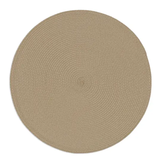 PLACEMAT ROUND WOVEN NATURAL Set of 6 {2}