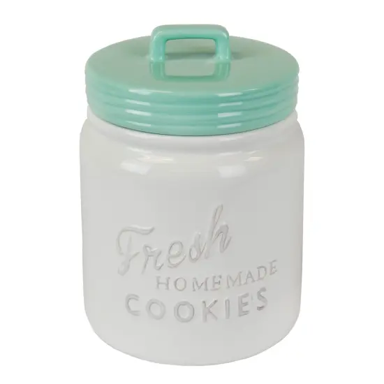 DII Red Ceramic Cookie Jar {1}