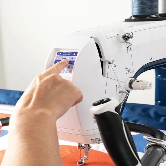 Q'nique 16X Quilting Machine and Q-Zone Hoop Quilting Frame {4}