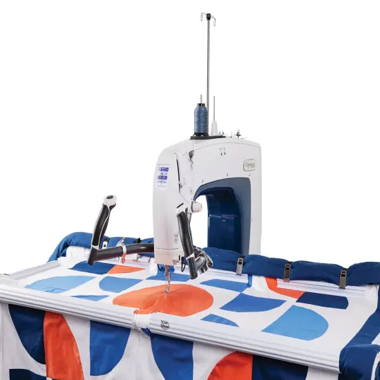 Q'nique 16X Quilting Machine and Q-Zone Hoop Quilting Frame {2}