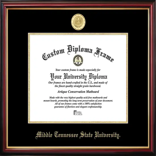 Middle Tennessee Petite Diploma Frame {1}