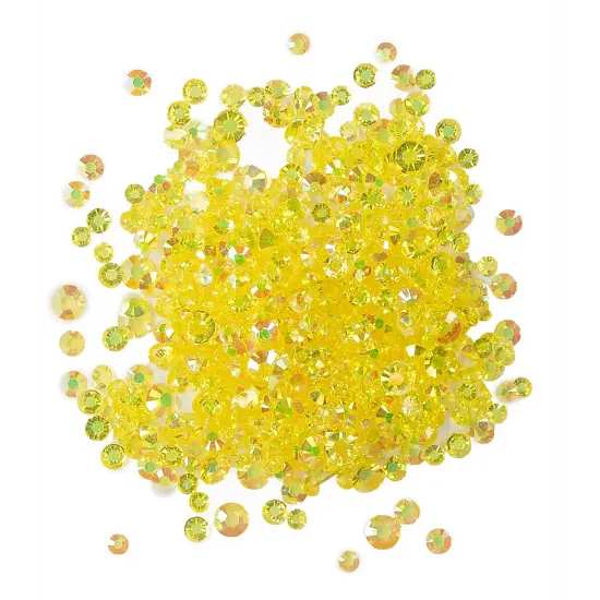 Buttons Galore Crystalz Bundle of Iridescent Gems - 1200 Pieces - Primary Colors {4}
