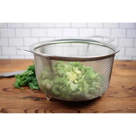 RSVP Intl Mesh Basket - Wide Rim {4}