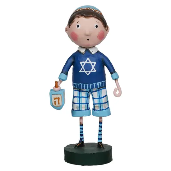 Lori Mitchell Hanukkah Collection: David's Dreidel Figurine {1}