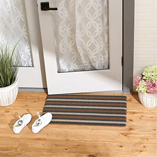 DII Nautical Blue Chevron Luxury Barmop (Set of 4) {3}