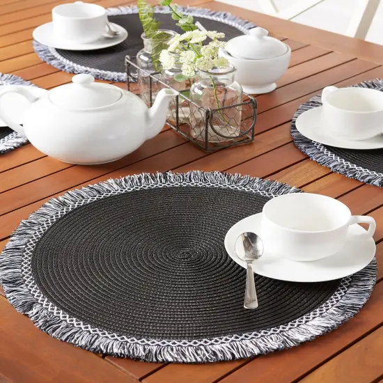 DII Gray Tone Diagonal Stripe Acrylic Throw {2}