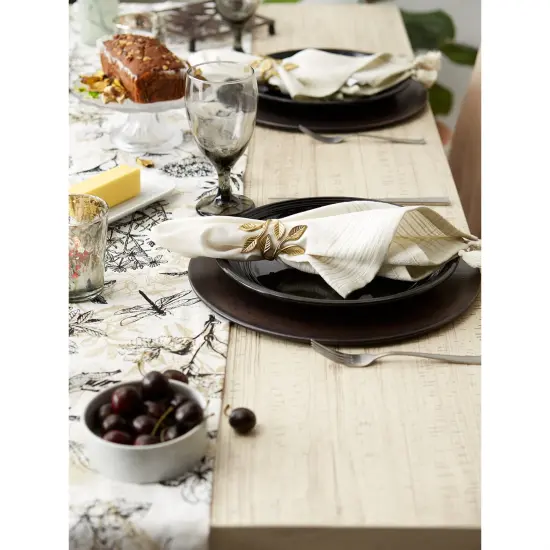 DII Gold Vine Napkin Ring (Set of 6) {6}