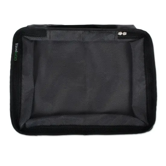 DII Polyester Bin Variegated Gray Rectangle Small {2}