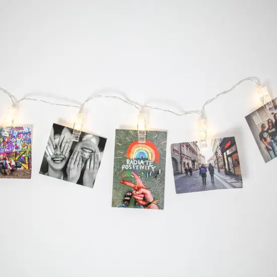 Perfect Holiday 20 LED 2M Clip String Light - Warm White {2}