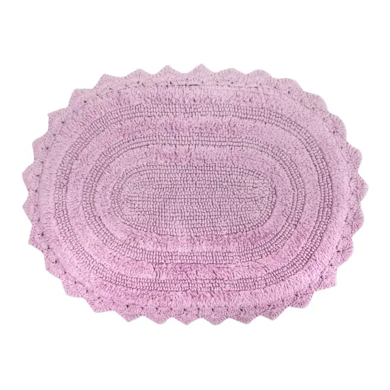 DII Cameo Blue Square Crochet Bath Mat {1}