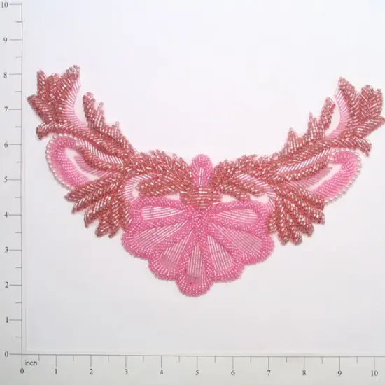 Regal Collar Sequin Applique/Patch Mauve {1}