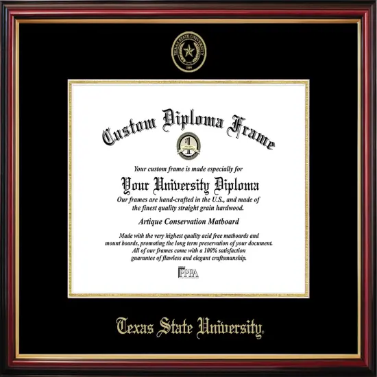 Texas State University Petite Diploma Frame {1}