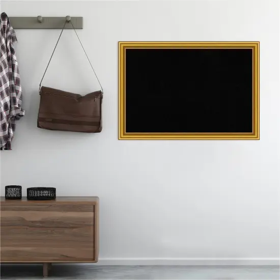 Cork Board, Townhouse Gold Wood Frame - Bulletin Board, Organization Board, Pin Board {5}