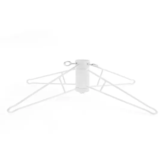 Perfect Holiday White Spruce Christmas Tree with Metal Stand {3}