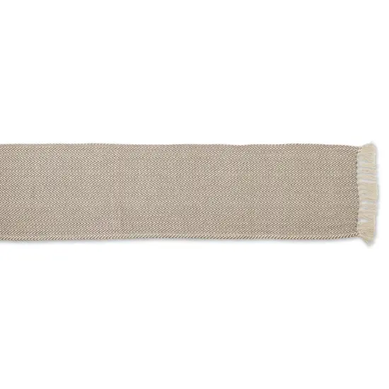 DII French Blue Braided Stripe Table Runner 15x108 {2}