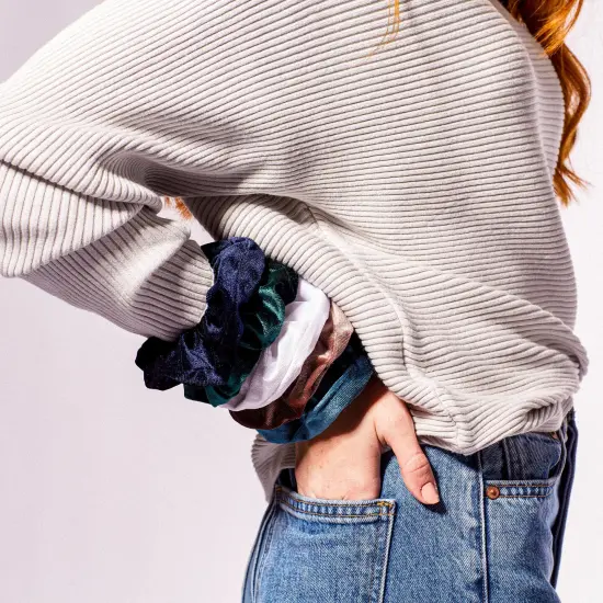 DII Polyester Bin Lattice Cinnamon Rectangle Large {6}