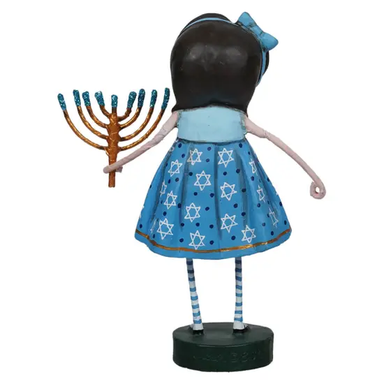 Lori Mitchell Hanukkah Collection: Nora's Menorah Figurine {2}