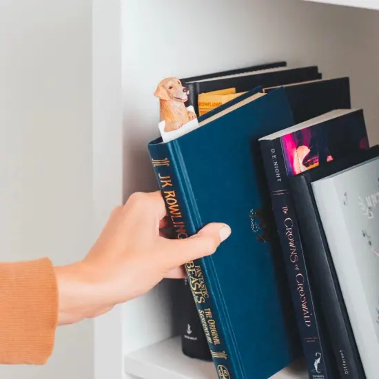 Golden Retriever Bookmark, Dog Lover Gifts, Cute Pet Bookmark, Handmade Bookmark Quotes, Christmas Gift for Her {4}