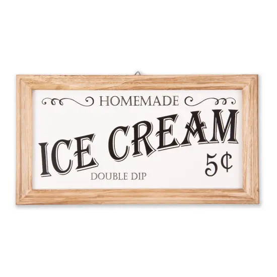 DII Farmhouse Ice Cream Sign {1}