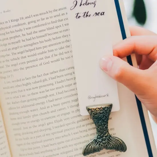 Mermaid Tail Handmade Bookmark, Gift for Teen Daughter, Unique Bookmarks, Book Accessories, Gift for Her {1}