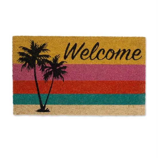 DII Welcome Palm Tree Doormat {1}