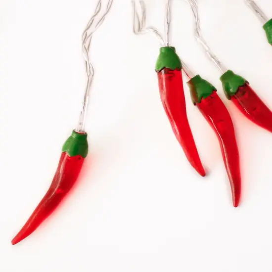 Perfect Holiday Chili Pepper String Lights {2}