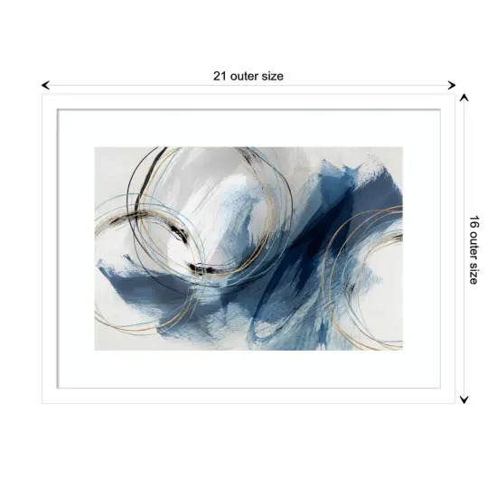 Detour by Isabelle Z Wood Framed Wall Art Print {1}