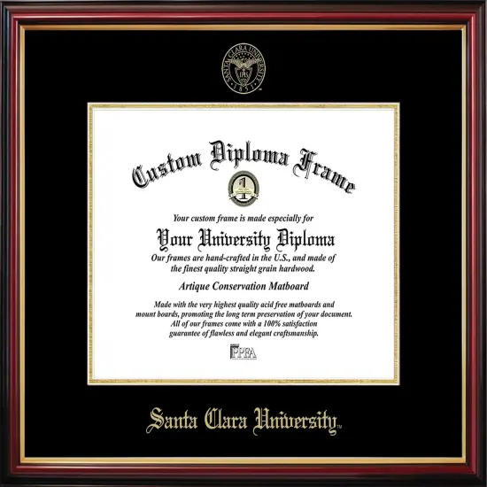 Santa Clara University Petite Diploma Frame {1}