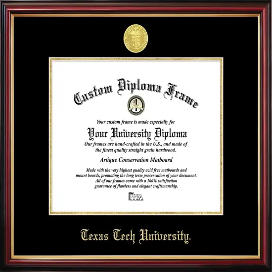 Texas Tech University Red Petite Diploma Frame {1}