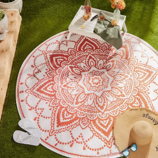 DII Mineral Gray and Off White Slub Stripe Throw {6}