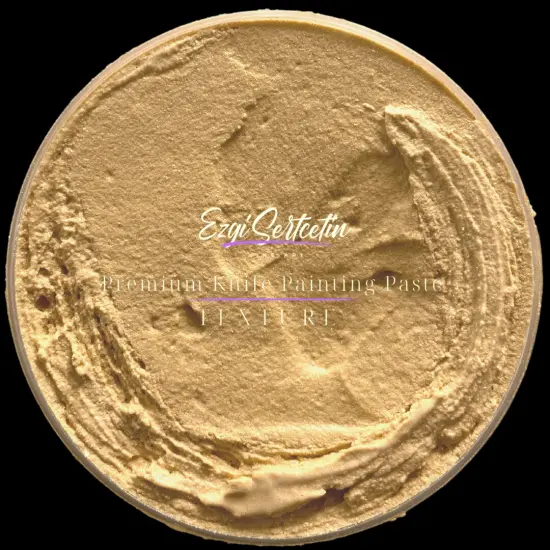 Premium Palette Knife Painting Paste|Modeling Paste|Texture Paste|Authentic Bright Colors|Ready to Use|Easy to Apply| 6oz by Volume|Ezgi Sertcetin Parmigiano {1}