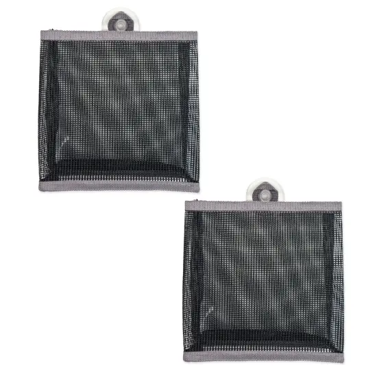 DII Bath Mesh Bag Medium Gray (Set of 2) {1}