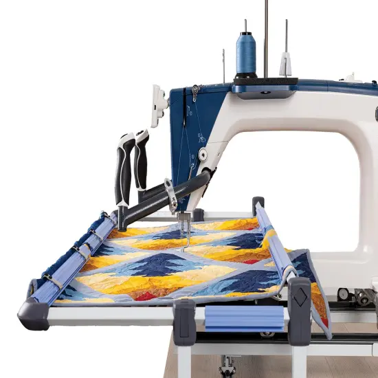 Q'nique 19X Quilting Machine and Cutie Table Top Quilting Frame {4}