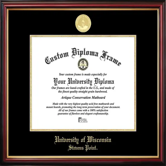 University of Wisconsin-Stevens Point Petite Diploma Frame {1}