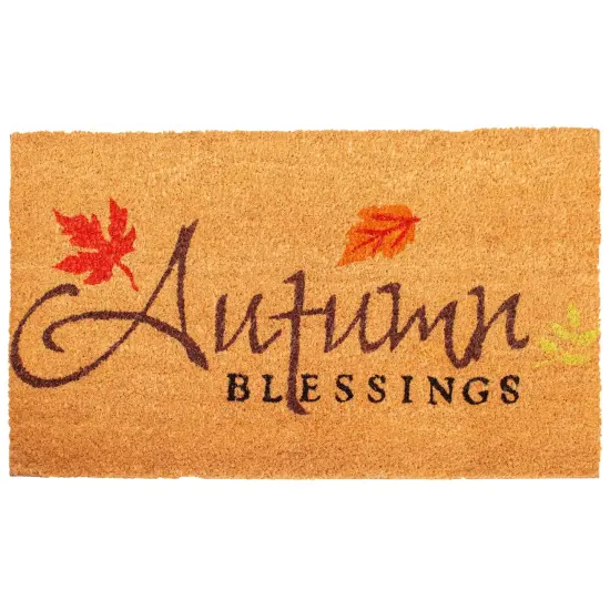 Autumn Blessings Doormat {1}