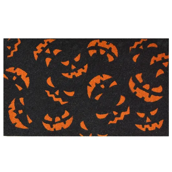 Scary Pumpkins Doormat {1}