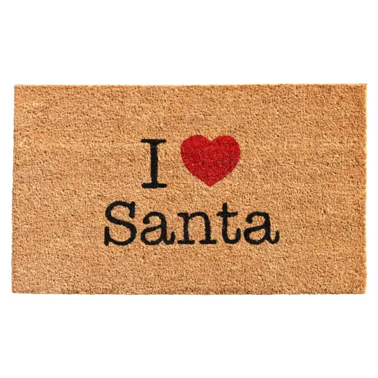 Love Santa Doormat {1}