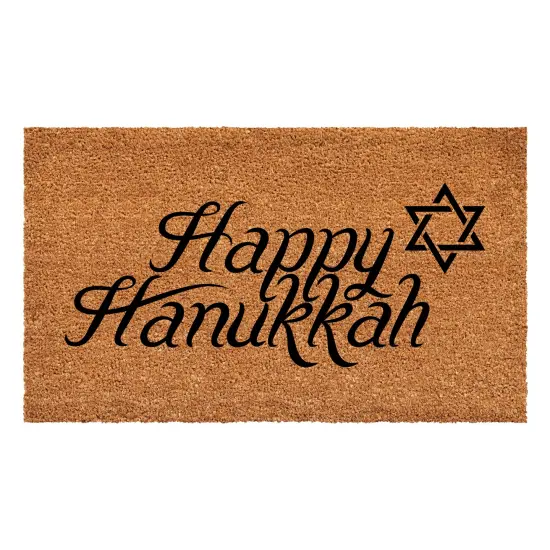 108381729 Hanukkah Greetings Doormat {1}
